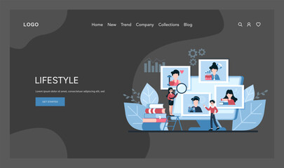 Illustration captures tailored marketing through diverse personal interests and activities