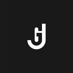 GJ or JG monogram logo in black and white.