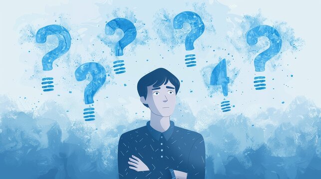 Educational concept learning concept Silhouette of a child with many educational icons in the picture