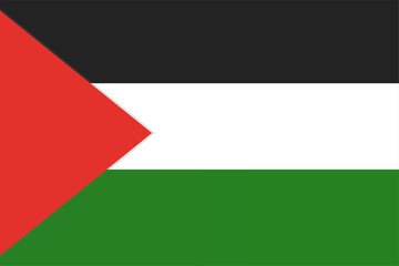 Flat vector Palestine country national flag background, background of Palestine country national flag,