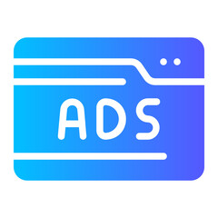 ads gradient icon