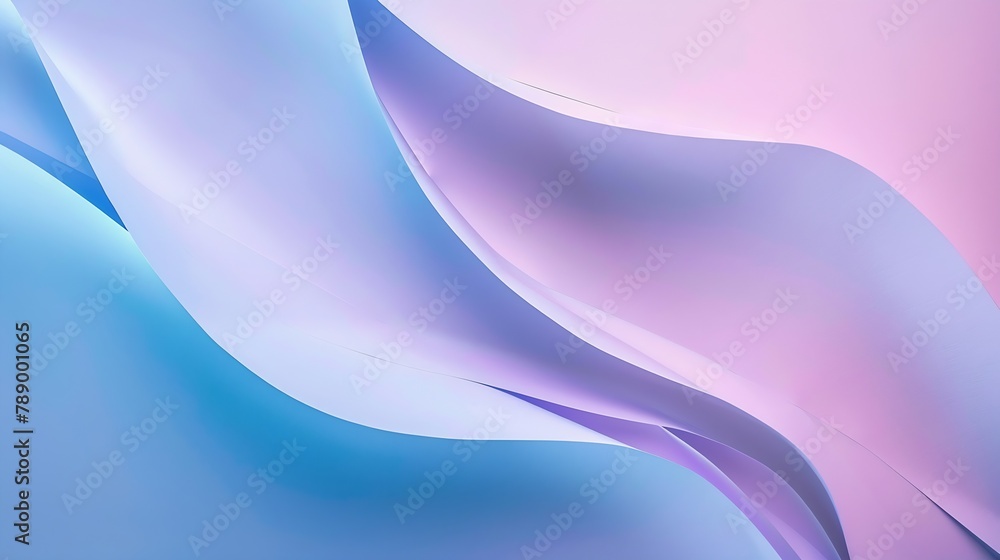 Poster abstract colored paper texture background minimal geometric shapes and lines in light blue pastel pi
