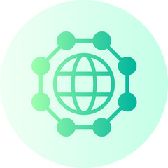 network gradient icon