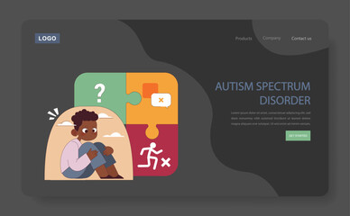 Autism Spectrum Disorder concept.