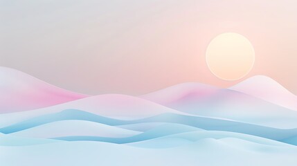 Light-colored and minimalist refreshing background image
