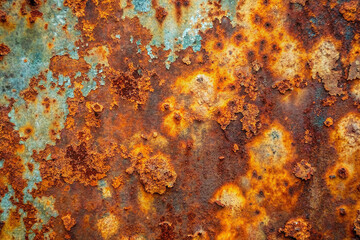 Rusty Metal Texture: A distressed metal surface with rust spots, scratches, and corrosion, perfect for creating vintage or grungy aesthetics.
