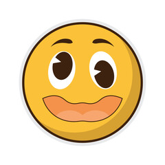 Retro Smiley Sticker