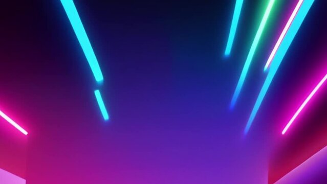 Abstract colorful light gradient background neon light scene