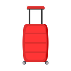 PNG, Plastic, metal suitcases, backpacks, bags for luggage. Different types of luggage. Large and small suitcase, hand luggage, backpack, box, handbag. Vector illustration