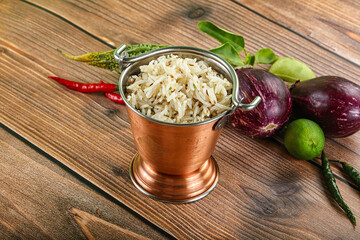 Indian cuisine - jeera rice basmati