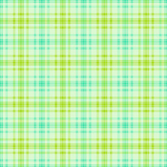 Seamless checkcered plaid tartan pattern white green background - 789013478