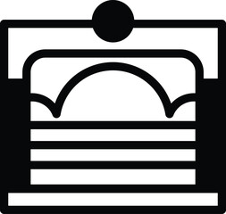 Picture frame in the concept of tourism