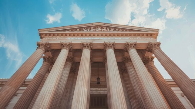 Government building, symbolizing the public sector.