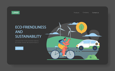 Eco-Friendliness and Sustainability concept.