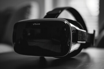 Image of a virtual reality headset, creating an immersive experience