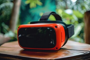 Image of a virtual reality headset, creating an immersive experience