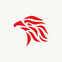 Minimalist Modern Eagle Logo