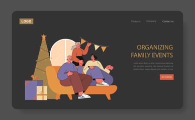 Organizing family events concept.