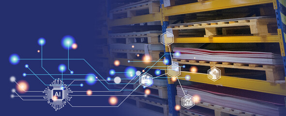 Logistics Inventory Adjustment AI Artificial Intelligence Image Material