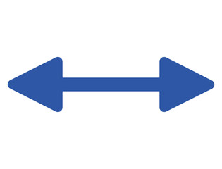 blue double arrow icon