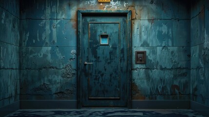 The door to the human resources office was closed