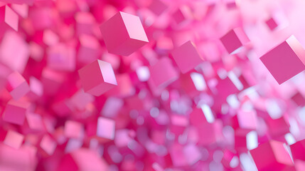 Geometric shape Minimalist abstract background,Pink delicate abstract bokeh background. Background with bokeh and hearts.Blurred Valentine heart shaped lights background 