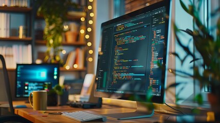 Frontend web development: detailed java and java script code for website creation - A programming concept showcase