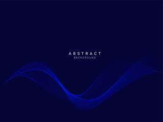 abstract stylish blue wave design background vector