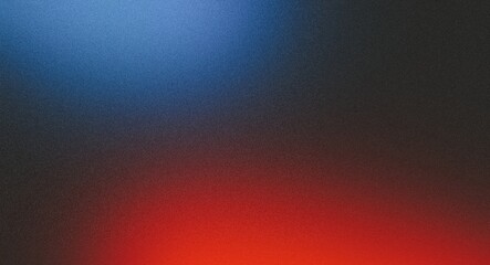 Dark black red blue , a rough abstract retro vibe background template or spray texture color gradient shine bright light and glow , grainy noise grungy empty space