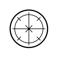 PNG, Set of aim target vector icons for web. Target and aim, targeting and aiming. Different icons...
