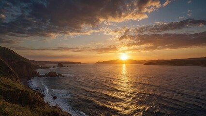 Fototapeta premium Golden Horizon