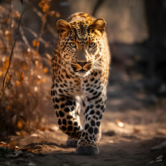 Exploring the Mystique of a Leopard's Journey Through the Jungle