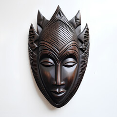 Beautiful handmade African wooden mask