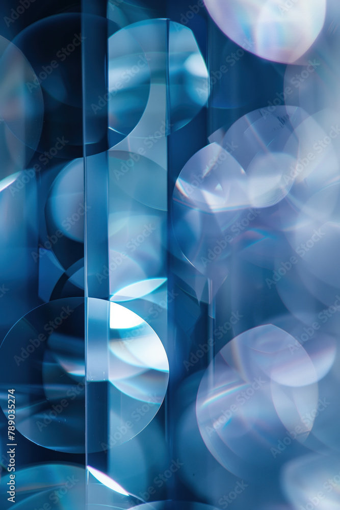 Poster abstract background with reflections and caustics. hi-tech. futuristic background image. created wit