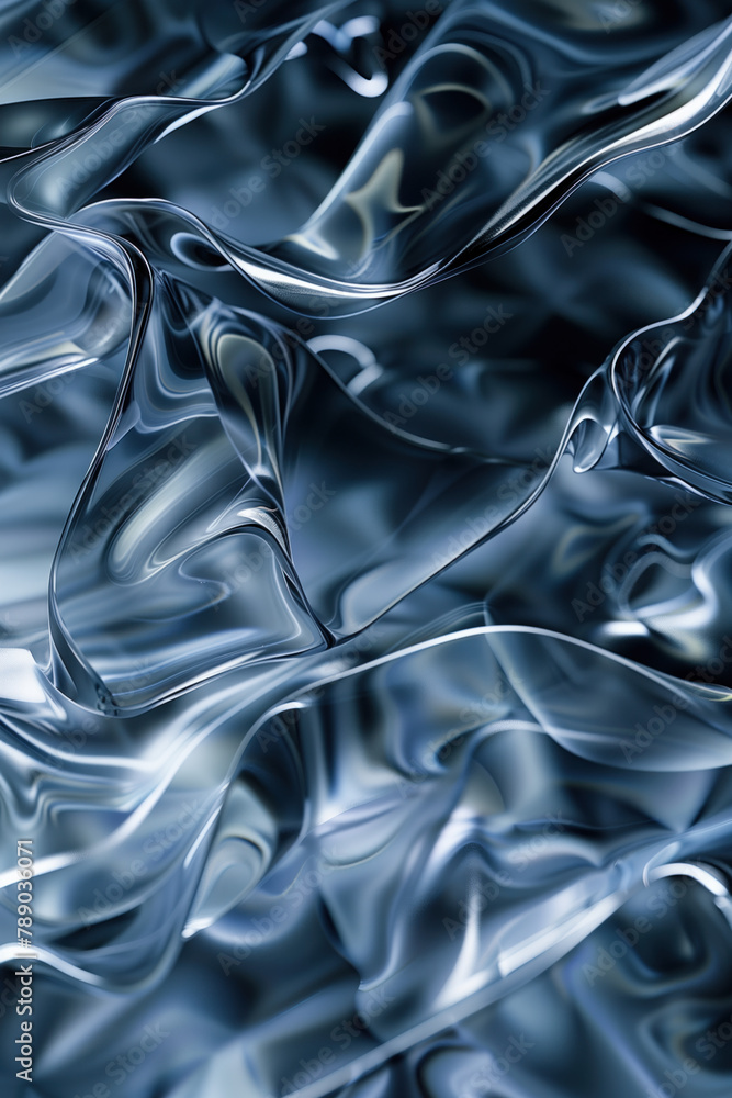 Poster abstract background with reflections and caustics. hi-tech. futuristic background image. created wit