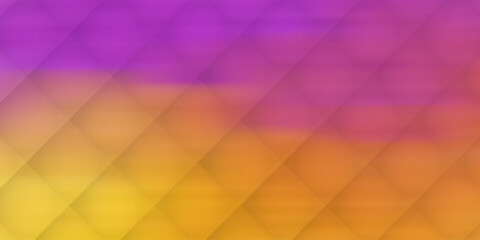 Tiles of Translucent Squares Beyond a Texture Colored in Shades of Orange and Purple and Brown - Geometric Mosaic Pattern, Glossy Grid on Blurred Abstract Gradient Background - Vector Design Template