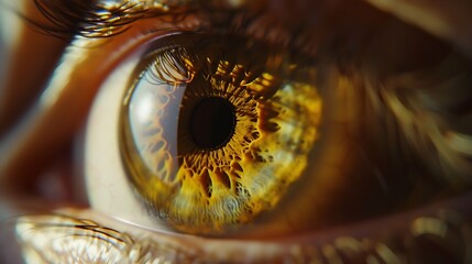 Human eye closeup : Generative AI