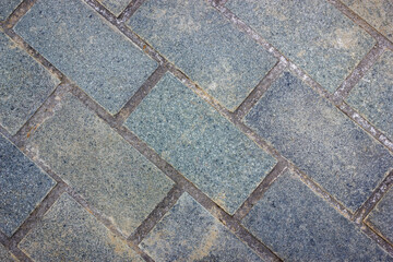 Pavement block texture background of street tiles 