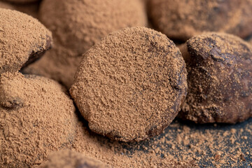 sweet chocolates with natural cocoa and cocoa butter