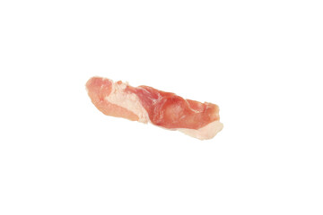 PNG, Bacon, concept of tasty meat food, isolated on white background