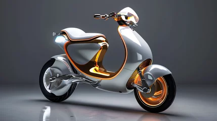 Schilderijen op glas Futuristic scooter designs © Salman