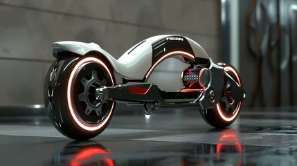 Selbstklebende Fototapeten Futuristic scooter designs © Salman