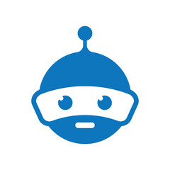 modern robot service logo design