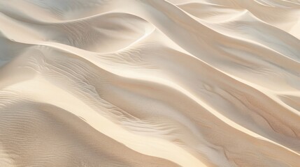 Serene Desert Sands: Textured Dunes Under Soft Light