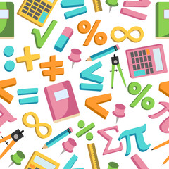 Mathematics Watermark Pattern