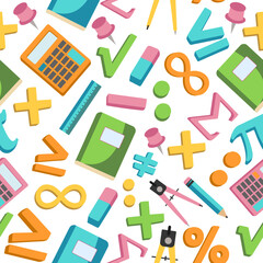 Mathematics Watermark Pattern