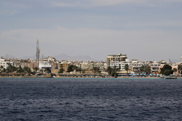 Fototapeta na wymiar Hurghada city upon the red sea