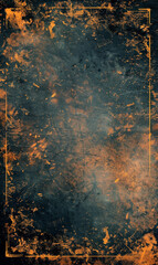 Naklejka premium Dark monochrome background with a pattern of harsh scratches.