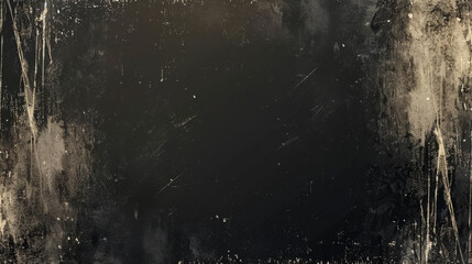 Black grunge scratched textured background with a distressed finish.