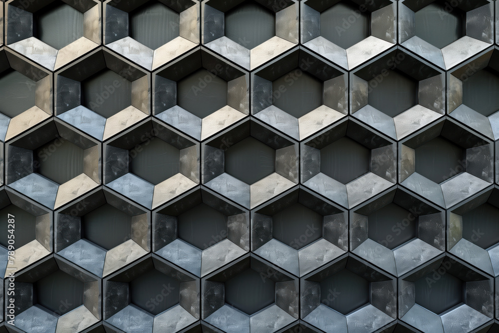 Poster abstract 3d pattern. brutalist style. background image. created with generative ai technology.